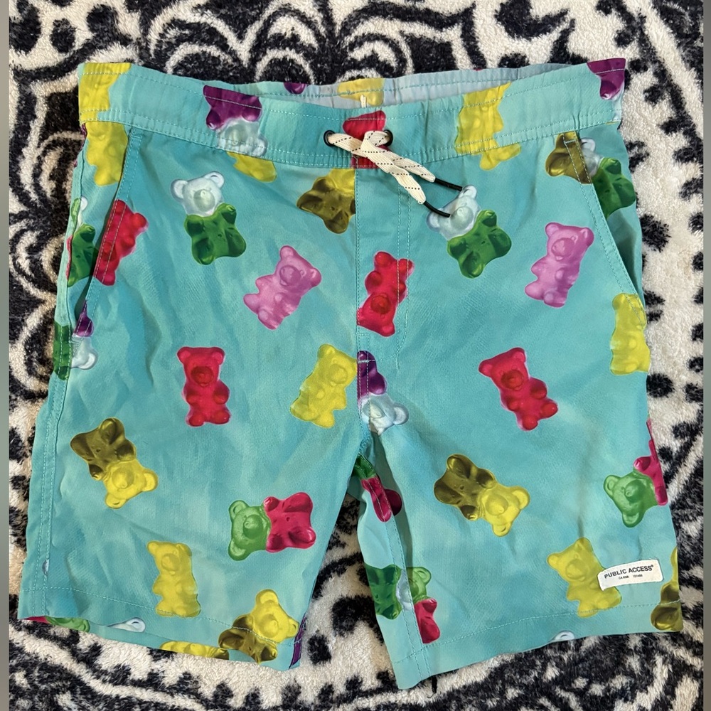 Public Access Gummy Bear Swim Trunks 🌵26”